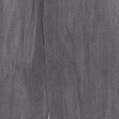 Vera Moda Mens Grey Cotton Skinny Jeans Size 28 in Regular Zip