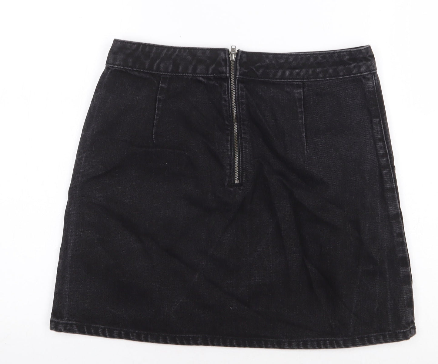 Womens UK Size 28 in Topshop Mini Denim Skirt