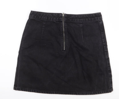 Womens UK Size 28 in Topshop Mini Denim Skirt