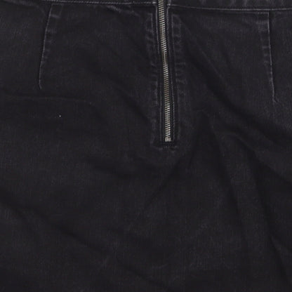Womens UK Size 28 in Topshop Mini Denim Skirt