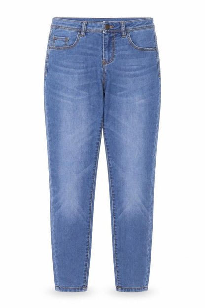 Womens UK Size 12 Denim & Co. Regular Fit Skinny Blue Jeans
