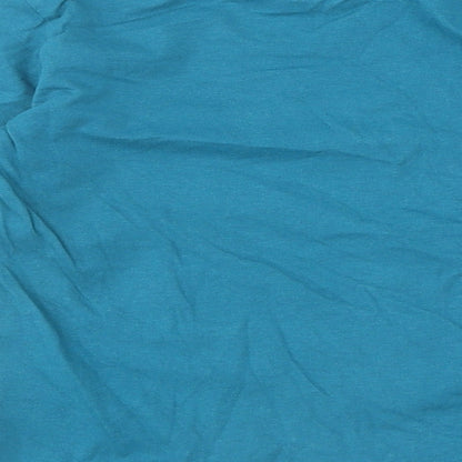 Urbn Dept Boys Blue 100% Cotton Basic T-Shirt Size 6 Years Round Neck Pullover