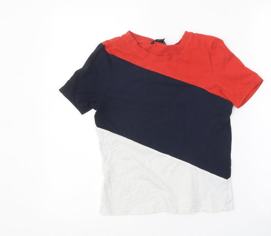 Womens UK Size S Monki Multicoloured Basic T-Shirt