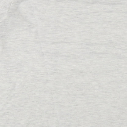 Nutmeg Womens Grey Cotton Basic T-Shirt Size 12 Round Neck - Mama Hugs