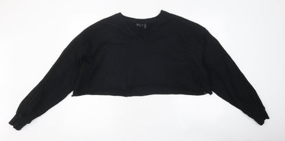 Womens UK Size 6 ASOS Black Pullover Sweatshirt