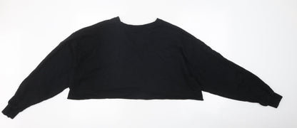 Womens UK Size 6 ASOS Black Pullover Sweatshirt