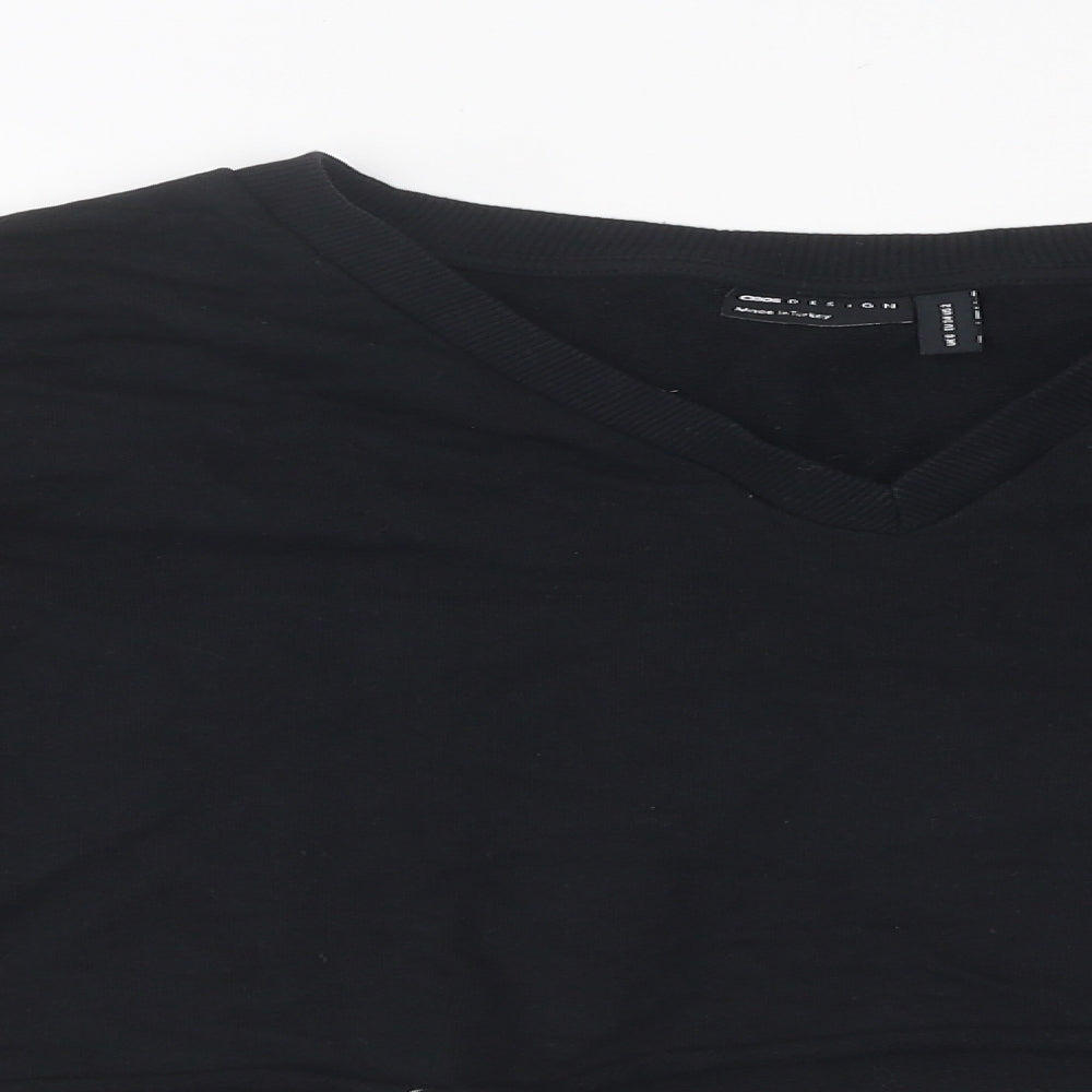 Womens UK Size 6 ASOS Black Pullover Sweatshirt