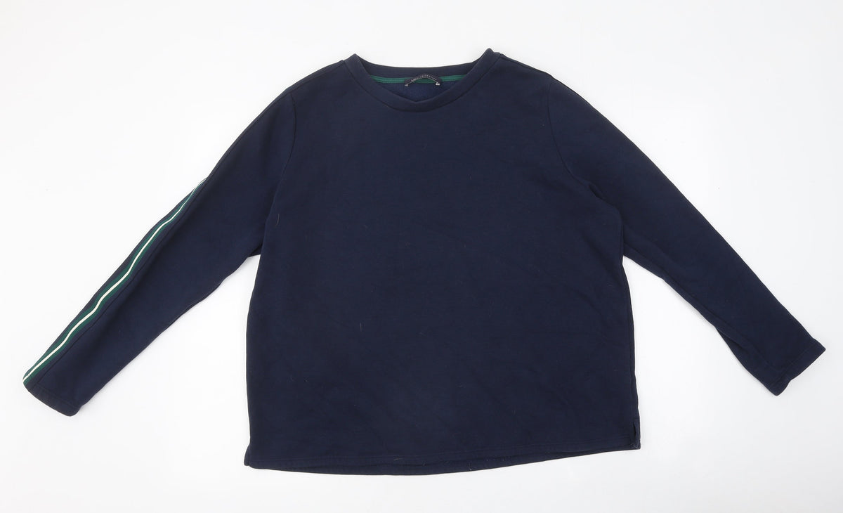 Womens UK Size 14 Marks and Spencer Blue Pullover Sweatshirt