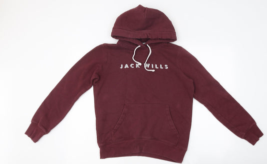 Womens UK Size 8 Jack Wills Brown Pullover Hoodie