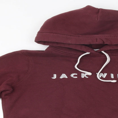 Womens UK Size 8 Jack Wills Brown Pullover Hoodie