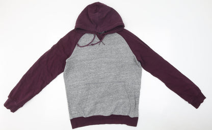 Mens UK Size S Easy Pink Pullover Hoodie