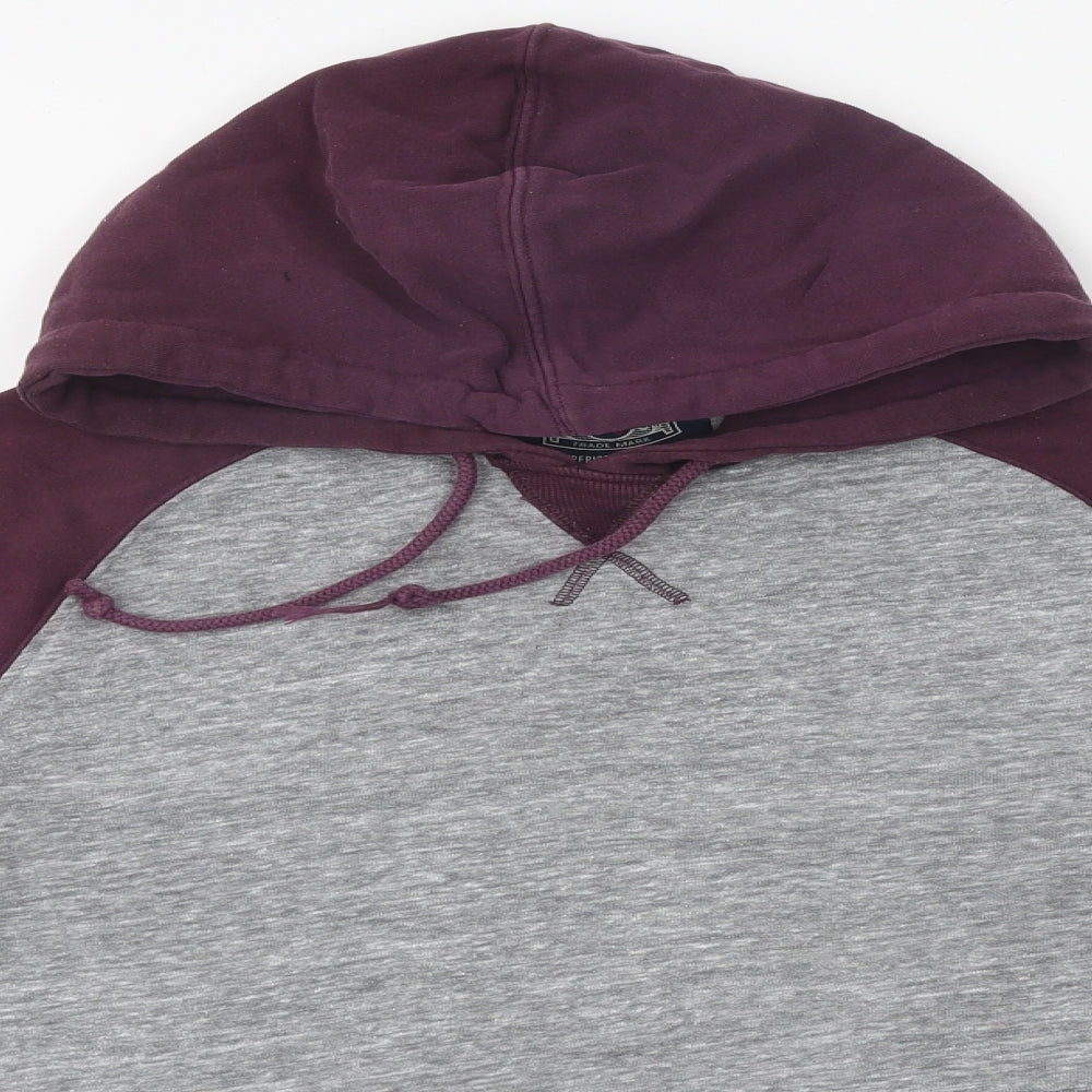 Mens UK Size S Easy Pink Pullover Hoodie