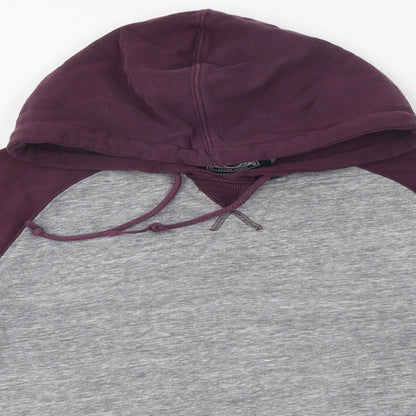 Mens UK Size S Easy Pink Pullover Hoodie