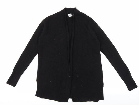 Gap Womens Black V-Neck Nylon Cardigan Jumper Size S
