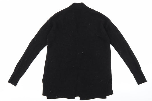 Gap Womens Black V-Neck Nylon Cardigan Jumper Size S