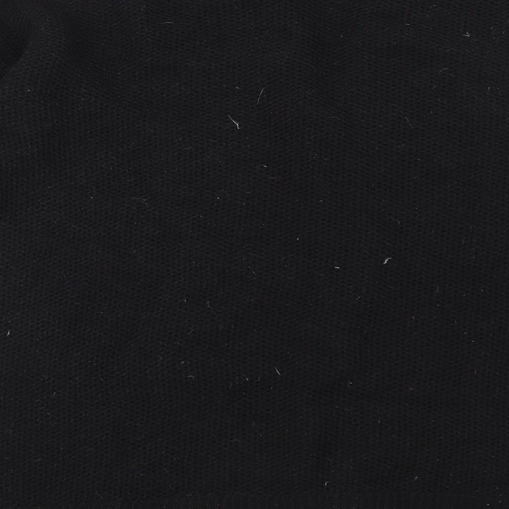 Gap Womens Black V-Neck Nylon Cardigan Jumper Size S