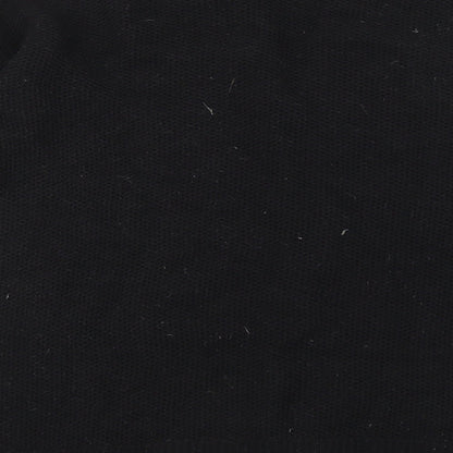 Gap Womens Black V-Neck Nylon Cardigan Jumper Size S