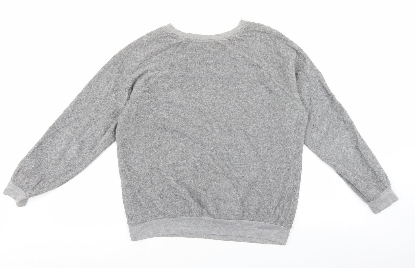 Dorothy Perkins Womens Grey Cotton Pullover Sweatshirt Size 10 Pullover - Soho New Yrok
