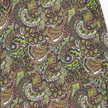 Oasis Womens Multicoloured Paisley Polyester Shift Size 12 Round Neck Pullover