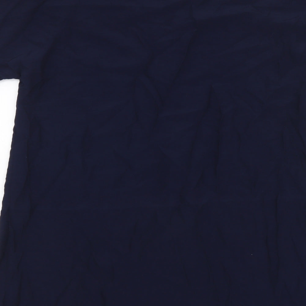 Womens UK Size 6 Marks and Spencer Blue Basic Blouse