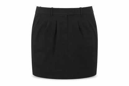 Gap Womens Black Polyester Mini Skirt Size 10 Button