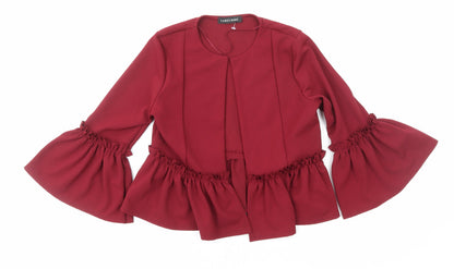 Womens UK Size 10 Cameo Rose Red Jacket