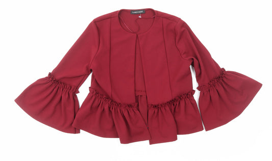 Cameo Rose Womens Red Jacket Size 10