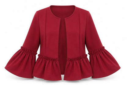 Womens UK Size 10 Cameo Rose Red Jacket