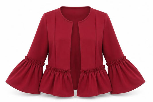 Womens UK Size 10 Cameo Rose Red Jacket