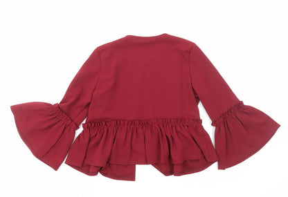 Womens UK Size 10 Cameo Rose Red Jacket