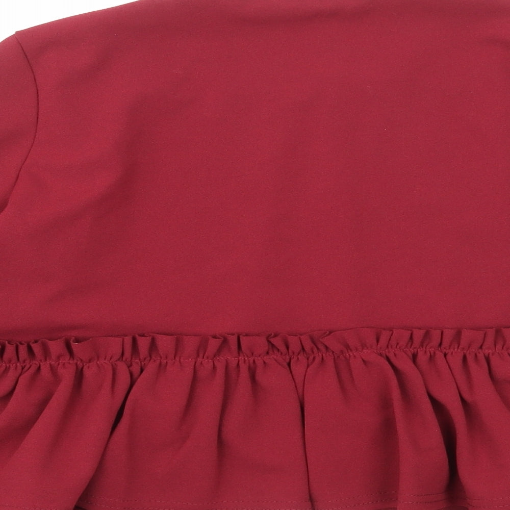 Womens UK Size 10 Cameo Rose Red Jacket