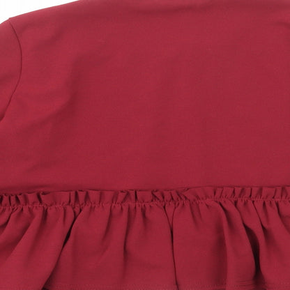 Womens UK Size 10 Cameo Rose Red Jacket