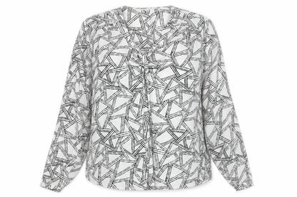 Womens UK Size 12 Linea White Basic Blouse