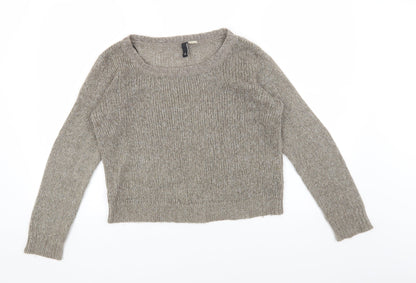 Womens UK Size S H&M Grey Pullover Jumper
