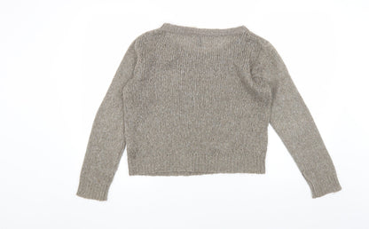 Womens UK Size S H&M Grey Pullover Jumper