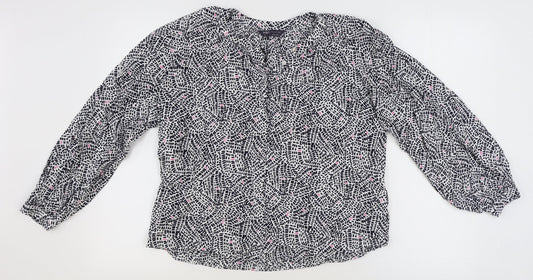 Womens UK Size 6 Marks and Spencer Multicoloured Basic Button-Up