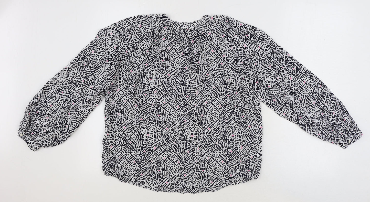 Womens UK Size 6 Marks and Spencer Multicoloured Basic Button-Up
