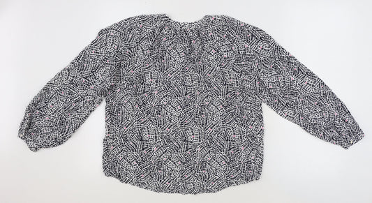 Womens UK Size 6 Marks and Spencer Multicoloured Basic Button-Up