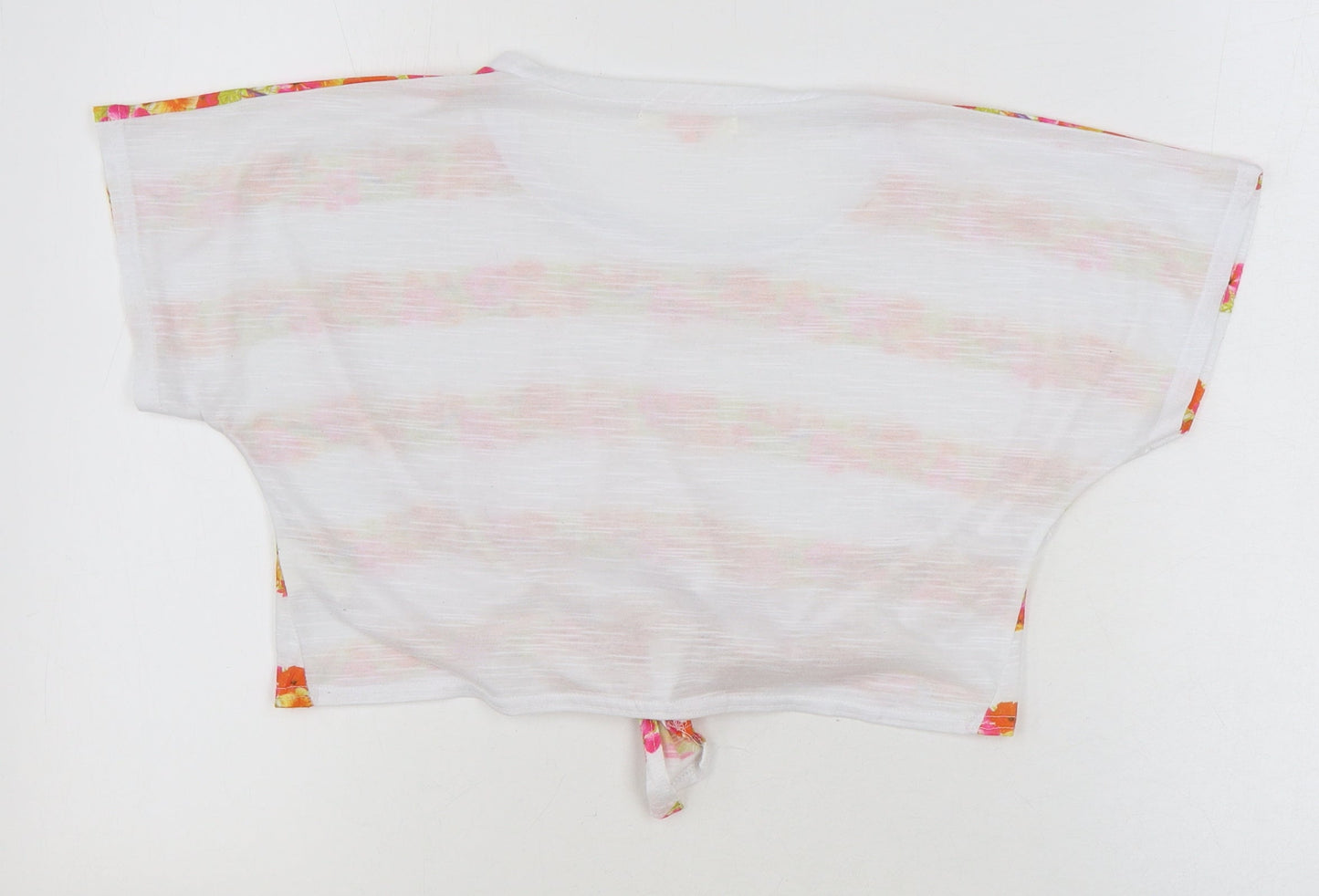 Womens UK Size 8 Miso Multicoloured Basic T-Shirt