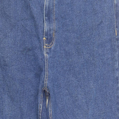 Pegasus Womens Blue Cotton Straight Jeans Size 38 in Regular Zip