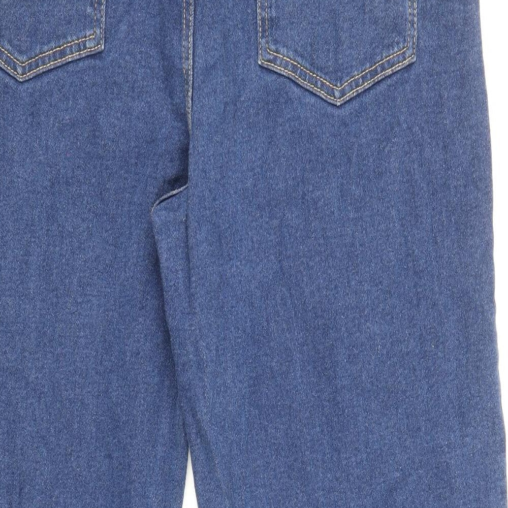 Pegasus Womens Blue Cotton Straight Jeans Size 38 in Regular Zip