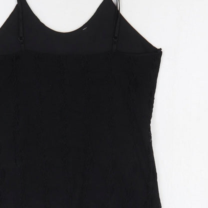 Womens UK Size M Sky Designs Black Camisole Blouse