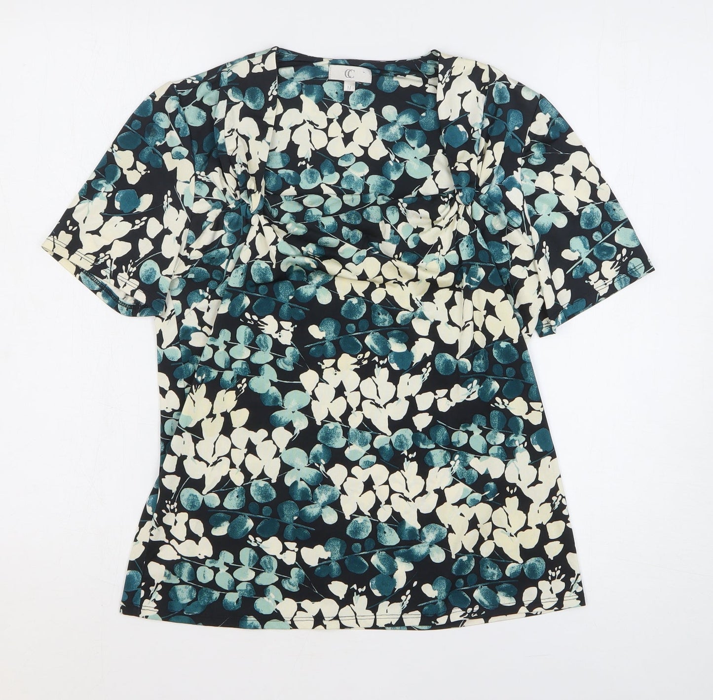 Womens UK Size M Preworn Blue Basic Blouse