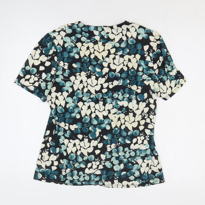Womens UK Size M Preworn Blue Basic Blouse