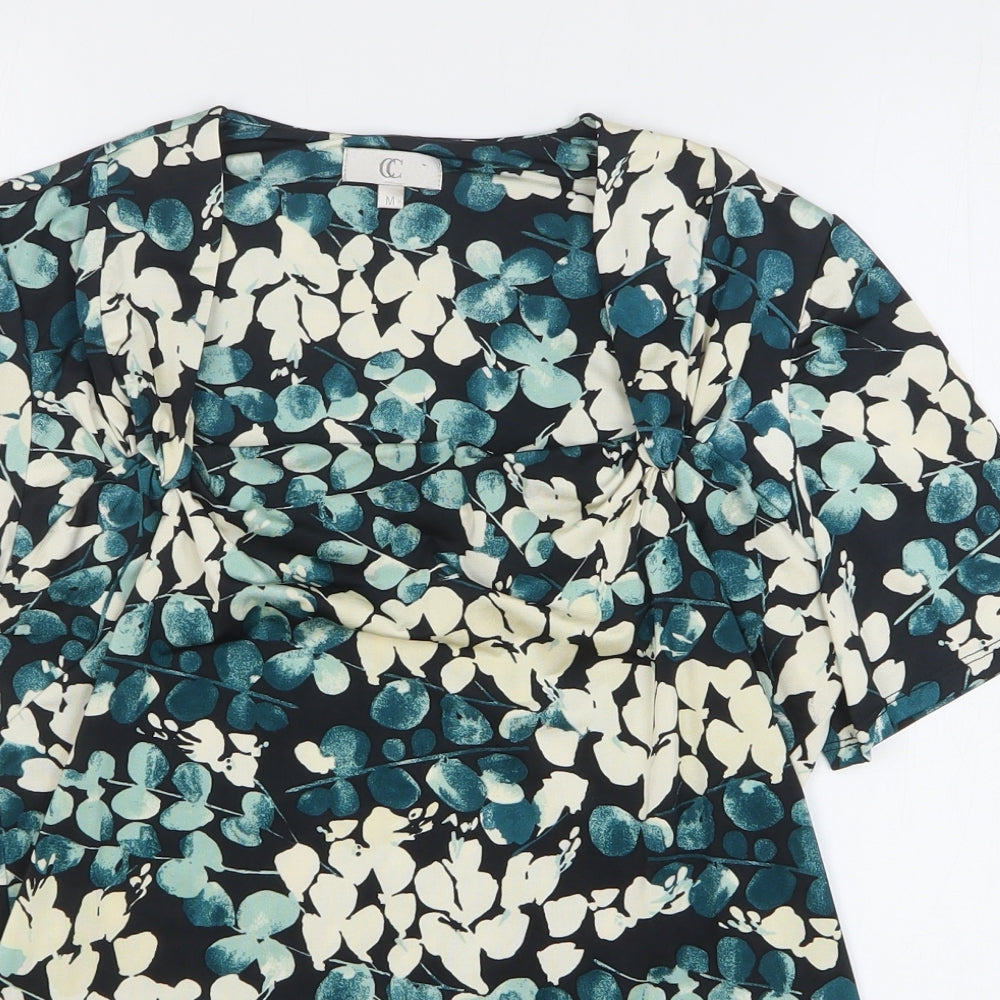 Womens UK Size M Preworn Blue Basic Blouse