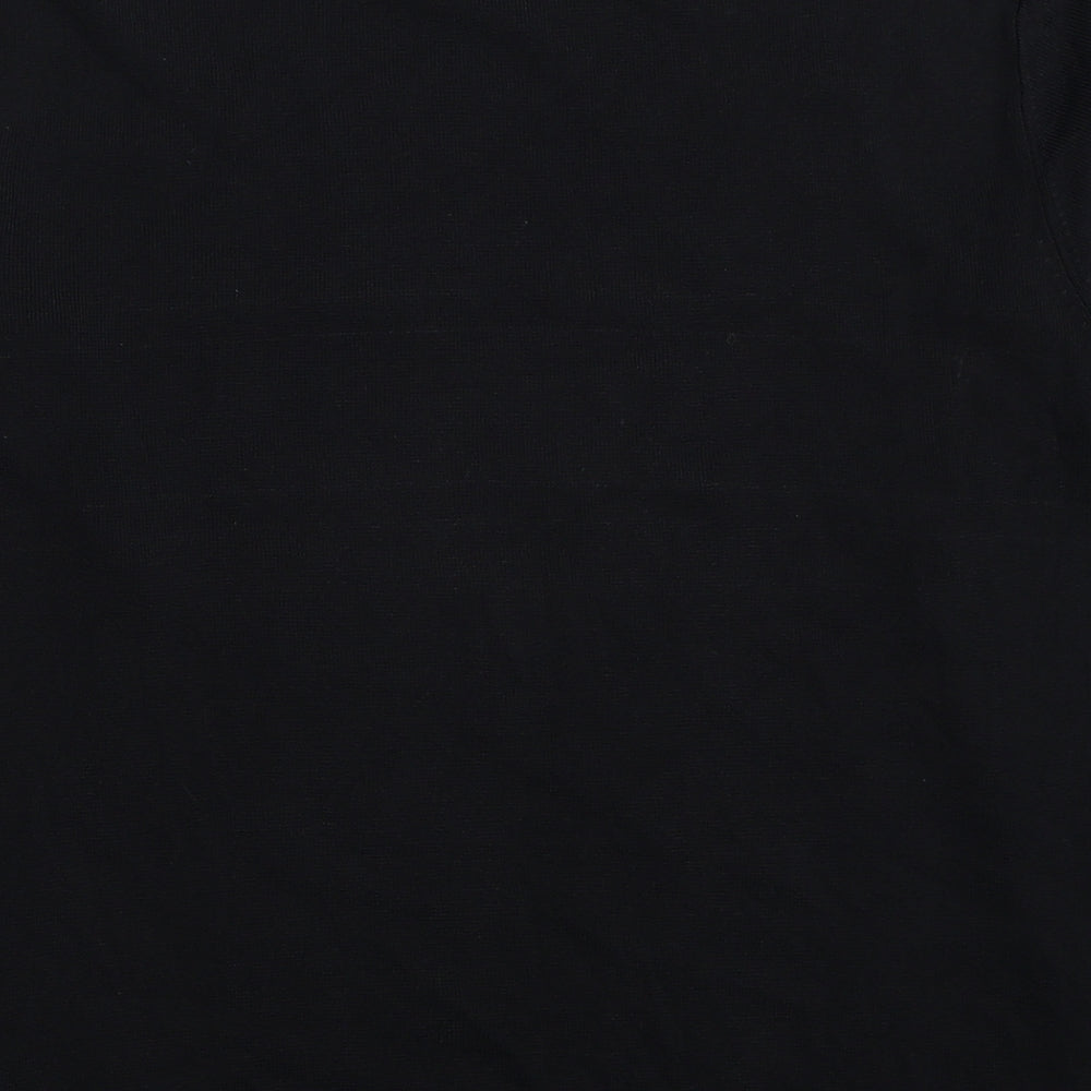 Womens UK Size 18 Pure & Natural Black Pullover Jumper