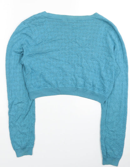 Womens UK Size XL Mexx Blue Cardigan Jumper