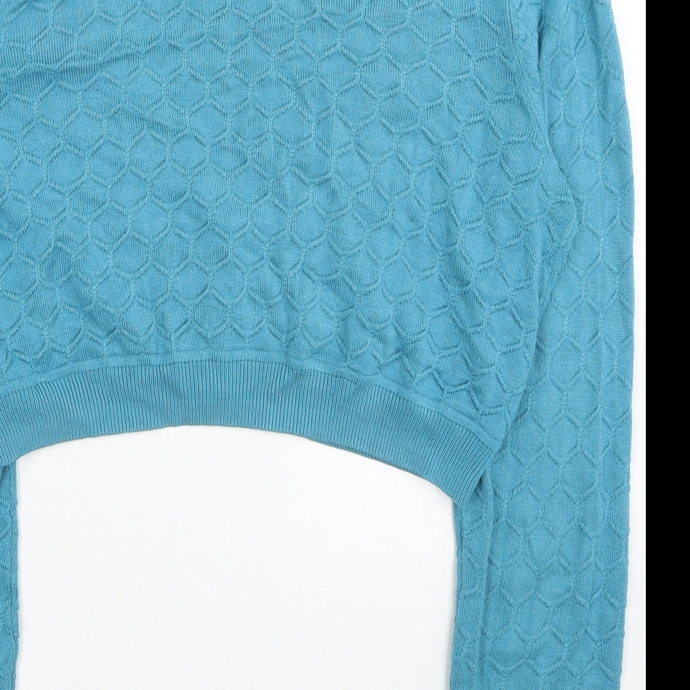 Womens UK Size XL Mexx Blue Cardigan Jumper