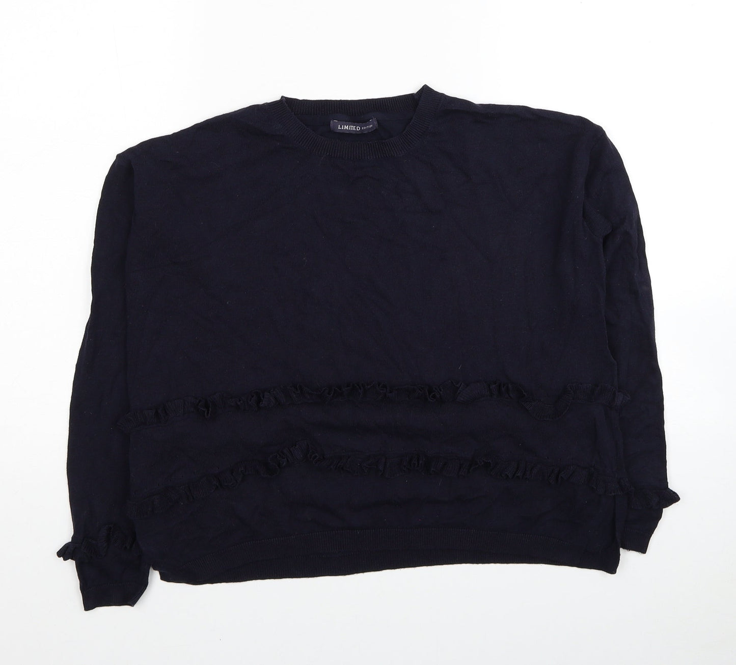 Womens UK Size 12 Marks and Spencer Blue Pullover Jumper