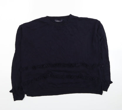 Womens UK Size 12 Marks and Spencer Blue Pullover Jumper